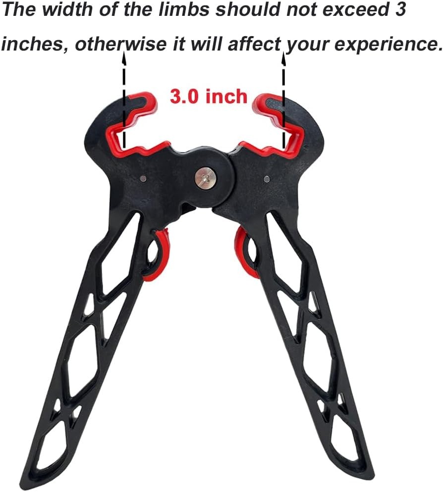 Archery Bow Stand Folding Compound Stands Jack Limbs Clamp Black