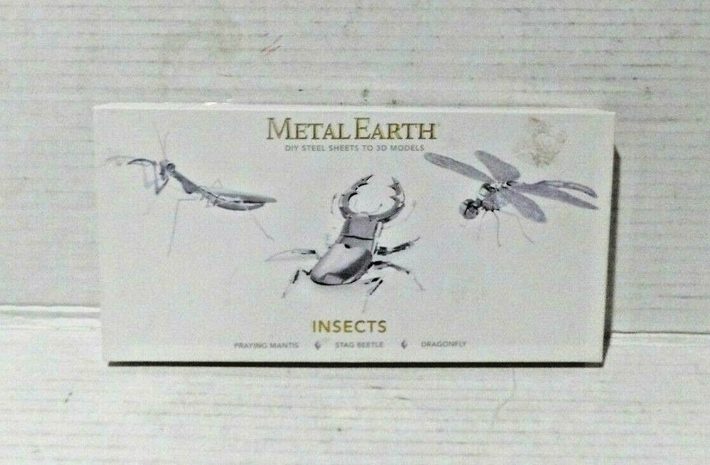 Metal Earth Insects Steel Sheet 3D Models in box