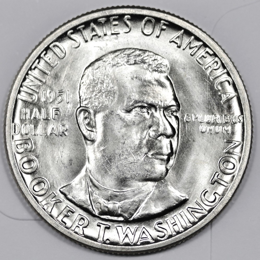 1951-d Booker T. Washington Half.  Commemorative.  Choice White BU.  210980