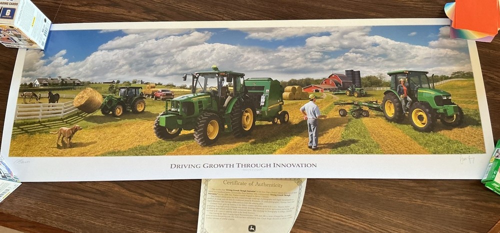 John Deere “Driving Growth Through Innovation” LIMITED EDITION Print MINT