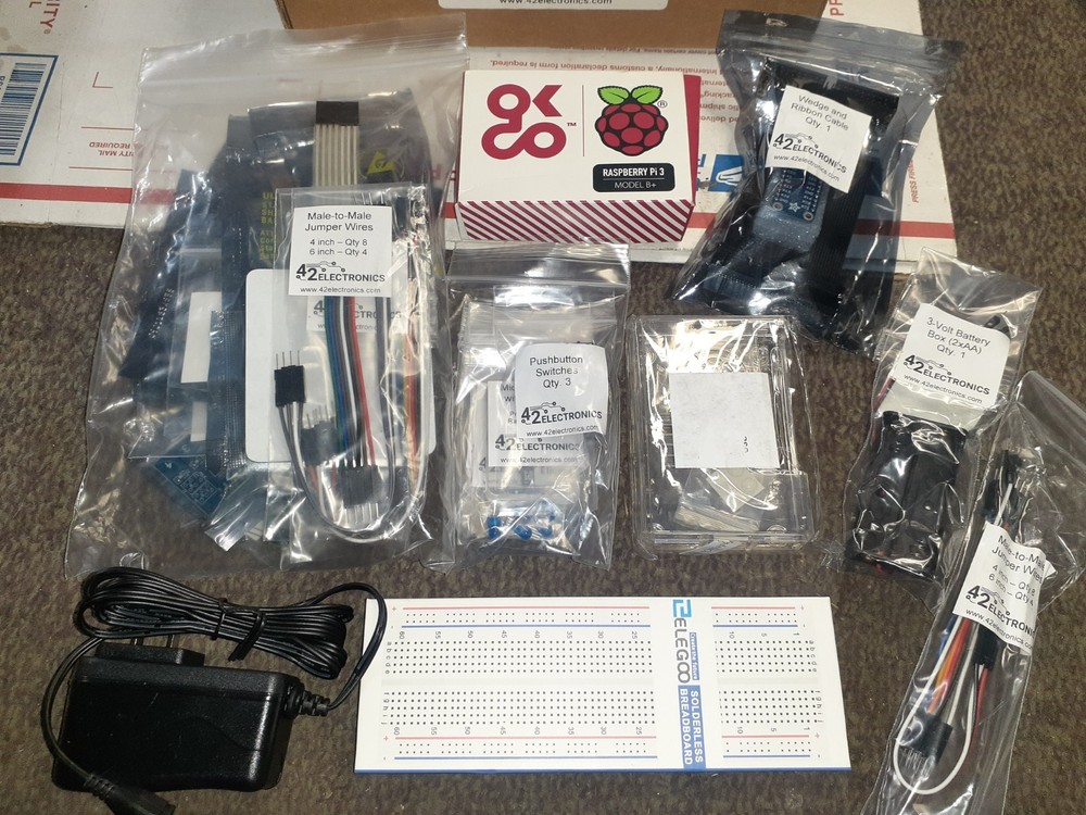 42 Electronics Intro To Robotics Level A Kit -