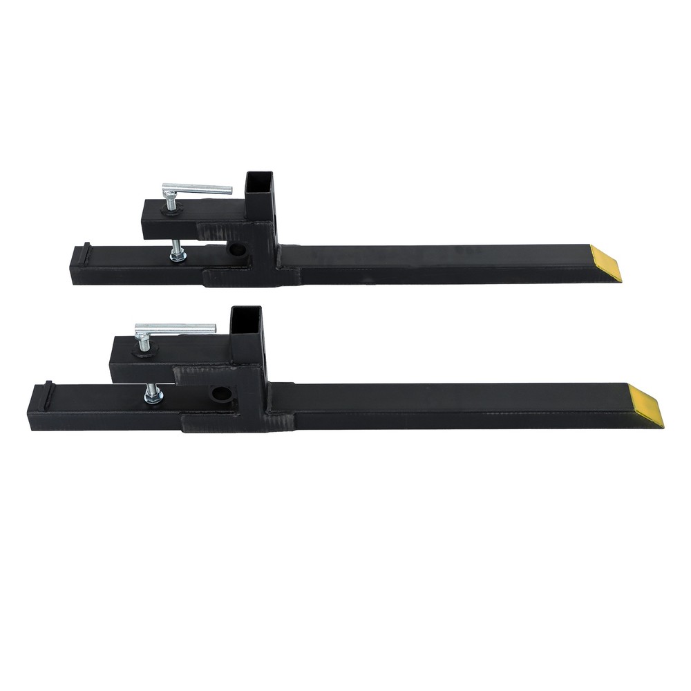 43" Clamp on Pallet Forks 2000lbs Heavy Duty Quick Attach Bucket Fork