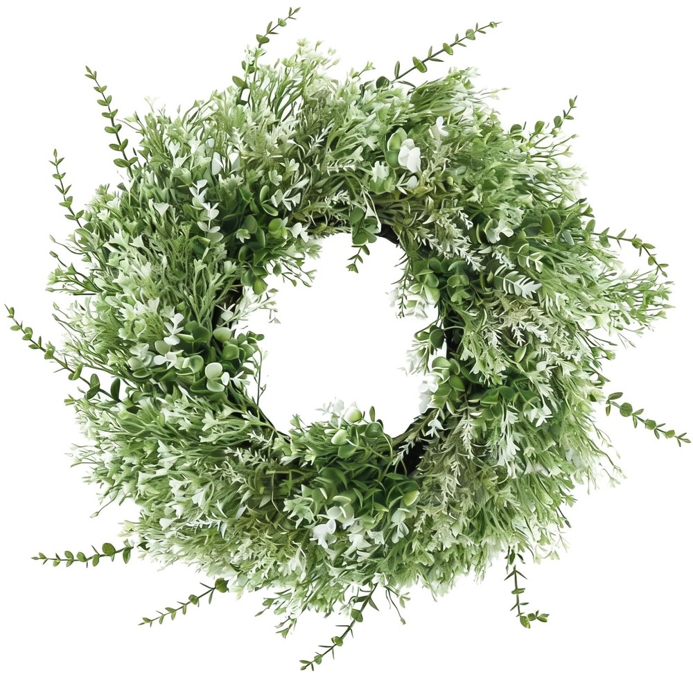 26'' Large Eucalyptus Wreath for Front Door - Artificial Eucalyptus Leaves wi...