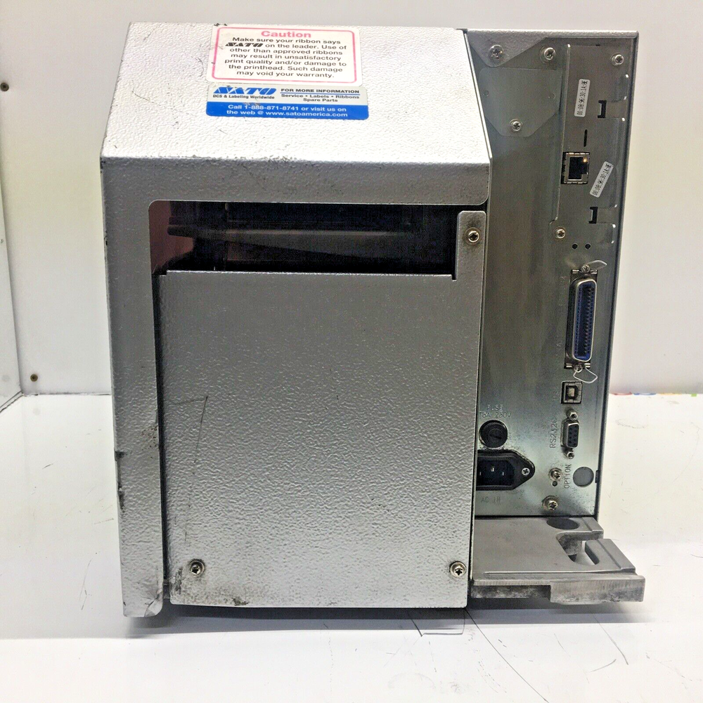 SATO GL408e BARCODE PRINTER Powers On