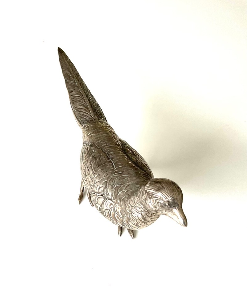Antique German solid 830 silver Bird Animal Figure