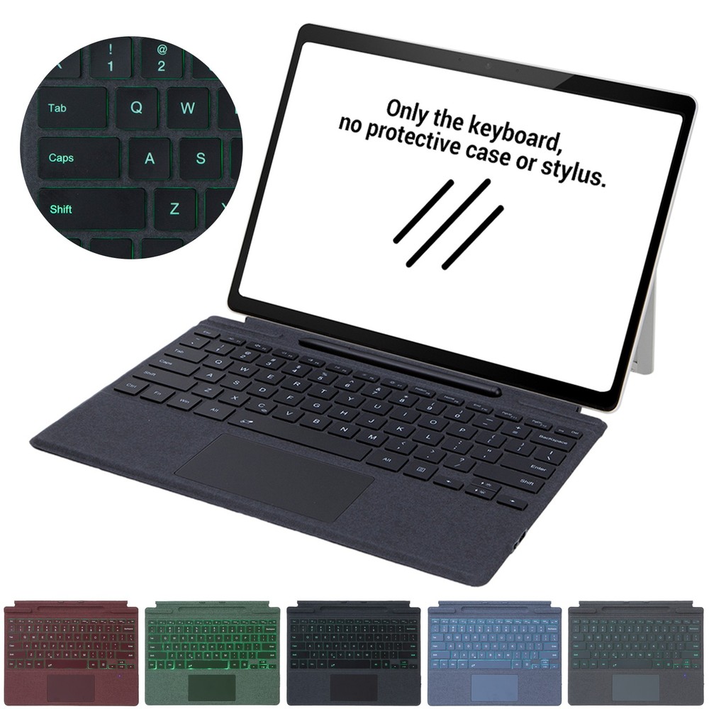 For Microsoft Surface Pro 11/10/9/8 /X Bluetooth Wireless Keyboard w/ Trackpad