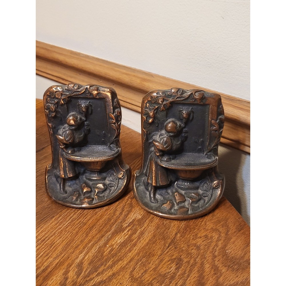 Art Deco Ruth by the Well Bookends