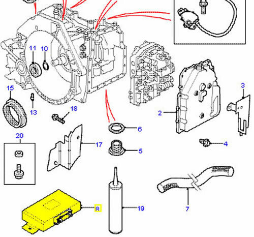 LAND ROVER AUTOMATIC TRANSMISSION CONTROL UNIT FREELANDER UHC000220