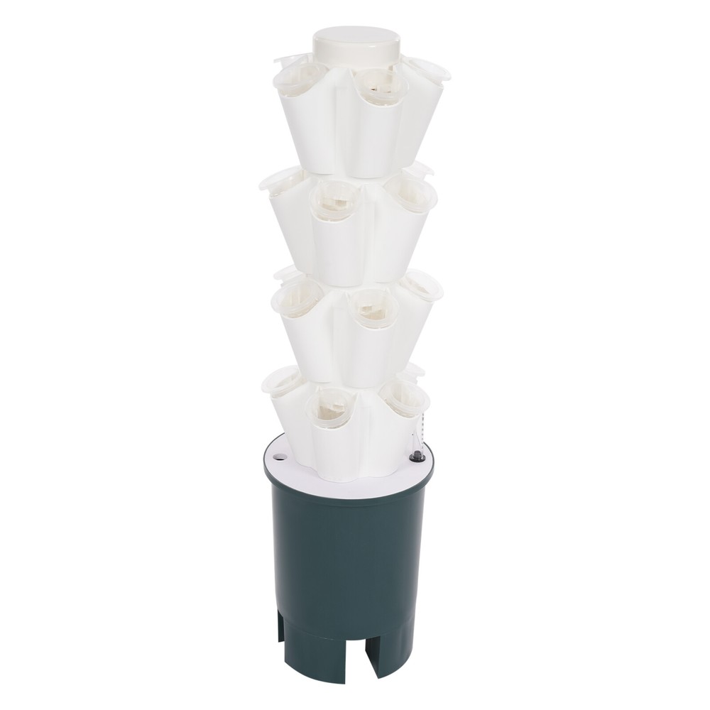 Hydroponic Tower Hydroponics Growing System Kit Vertical Planting Tower 20 Hole