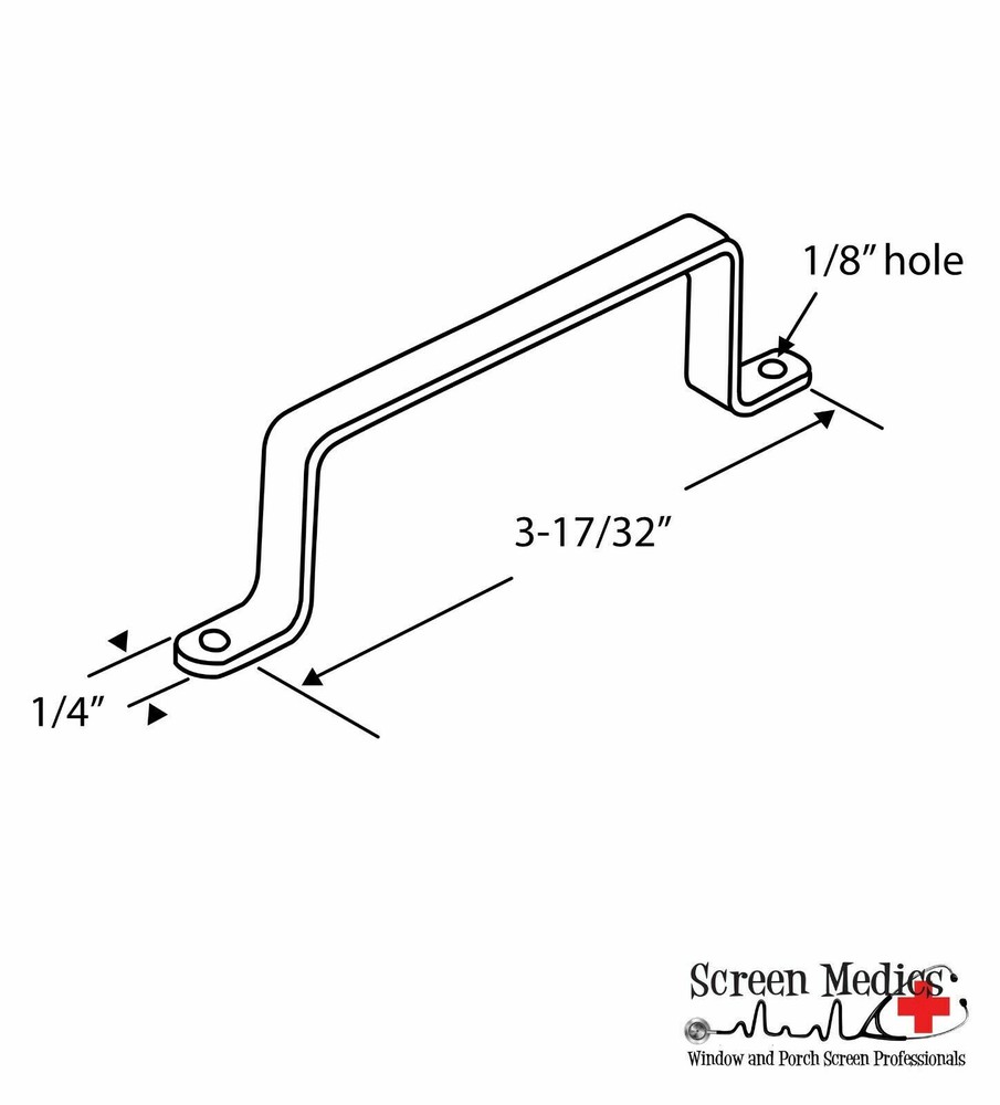 Aluminum Handle for Window Screens