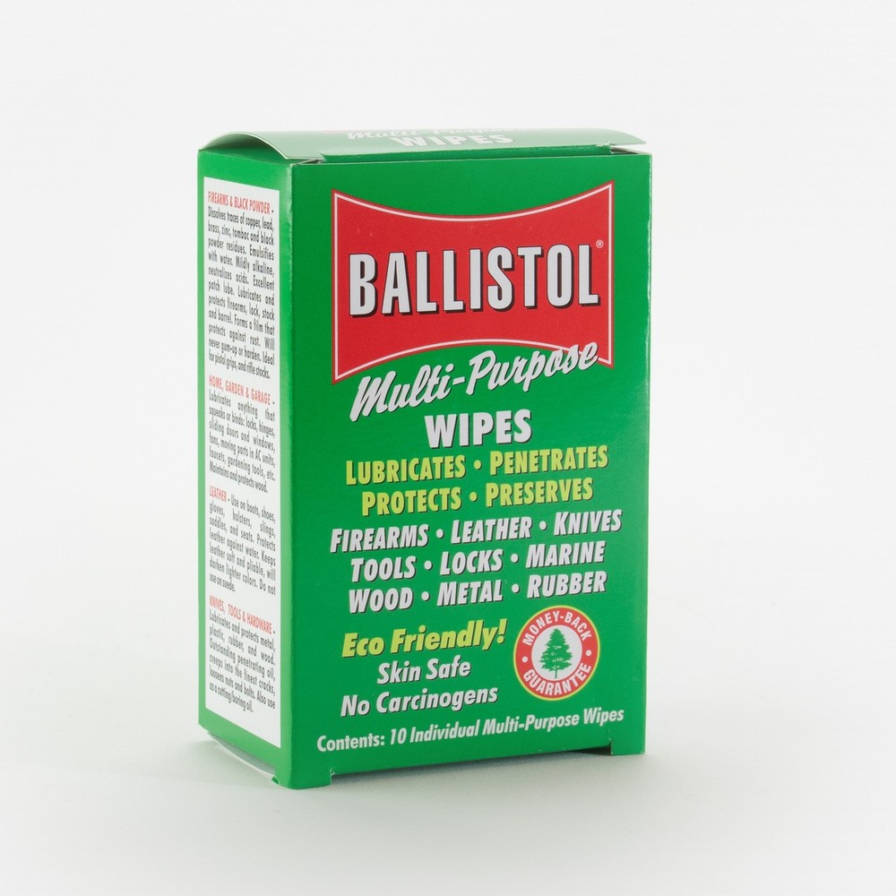 Ballistol Multi-Purpose Tool Oil Wipes - 10 Pack