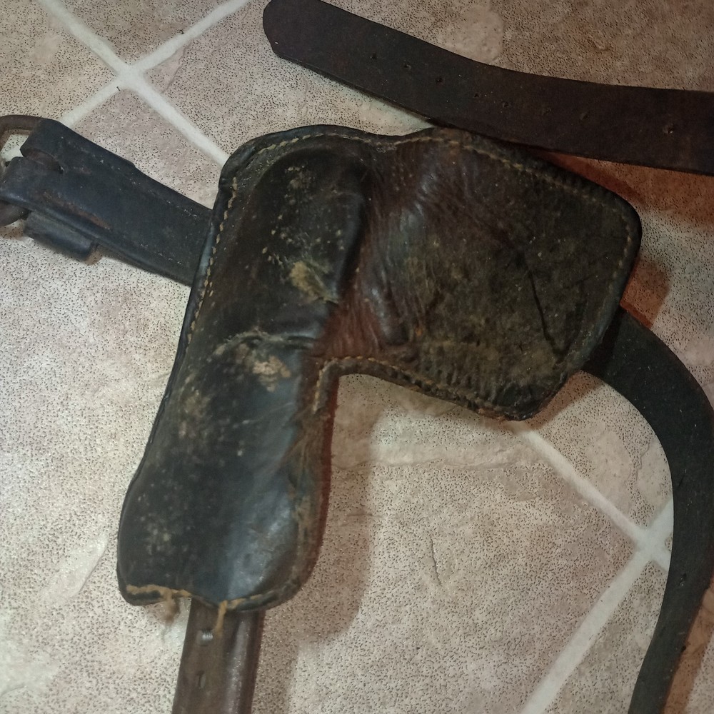 Vintage Tree Pole Climbing Spikes Gaffs Adjustable Leather logging forestry
