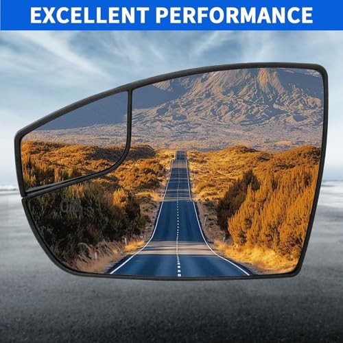 Driver Side Mirror Glass Compatible with Escape 2013 2014 Left Driver Side