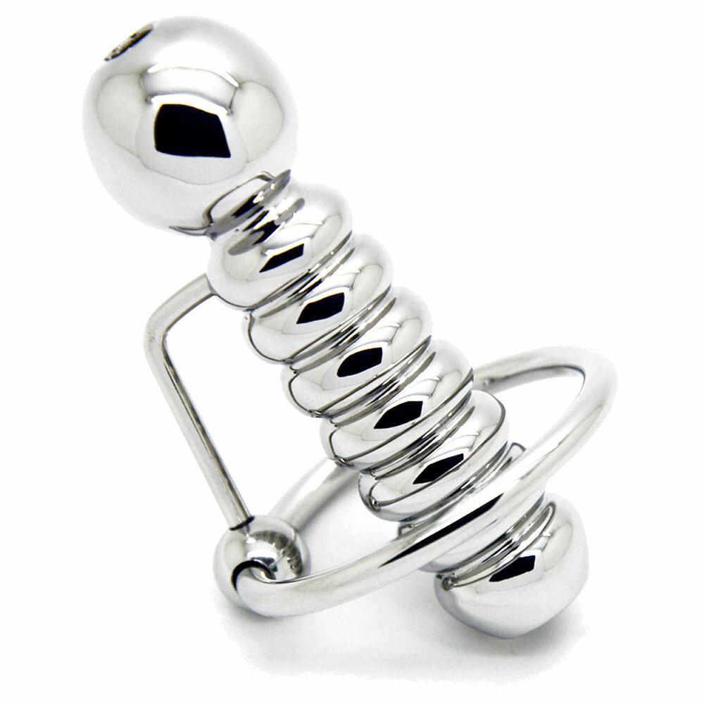 Ribbed Sleek and Slender Penis Plug