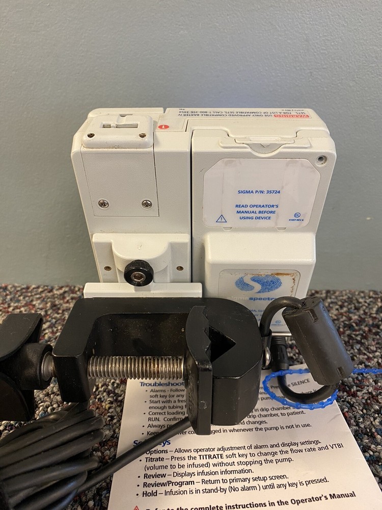 sigma spectrum infusion pump