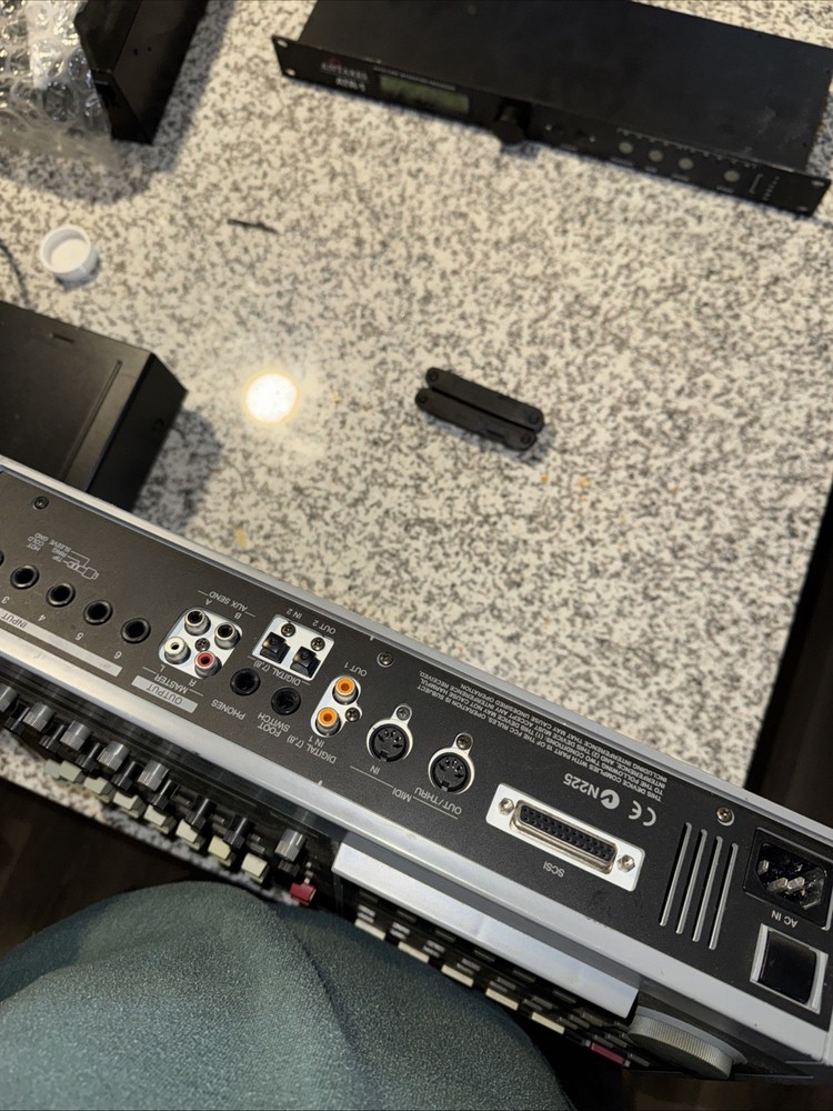 Roland VS-880EX Digital Studio Workstation powers on