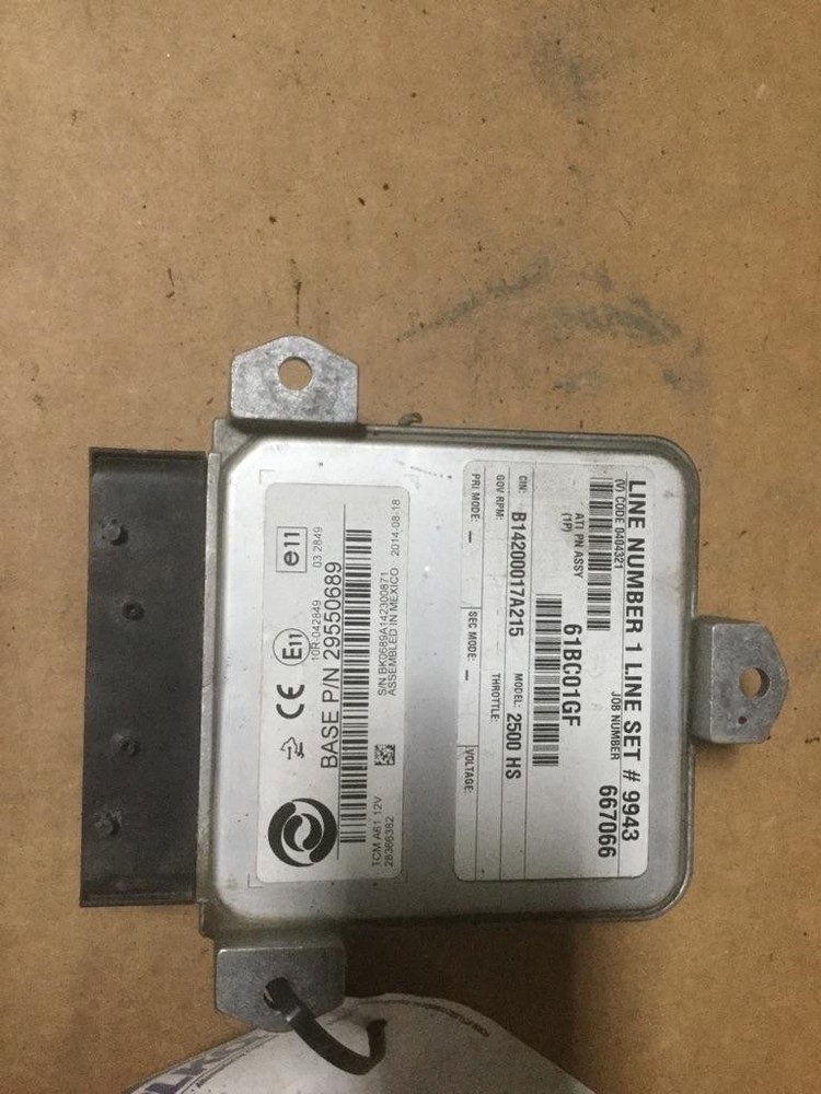 Replaces 2015 ALLISON 2500HS TRANSMISSION CONTROL MODULE (TCM) , IL