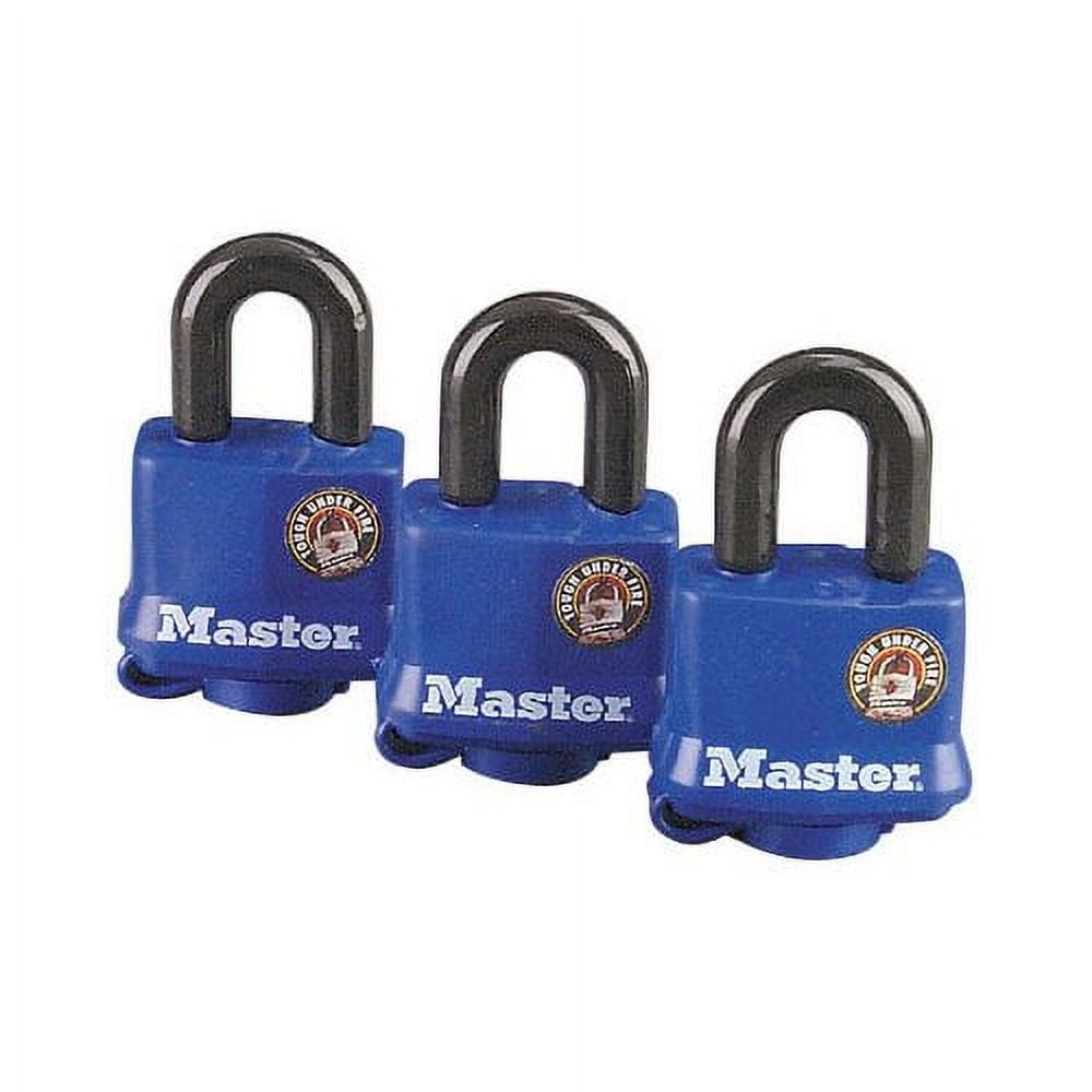 312TRI Weatherproof Padlock 3 Pack