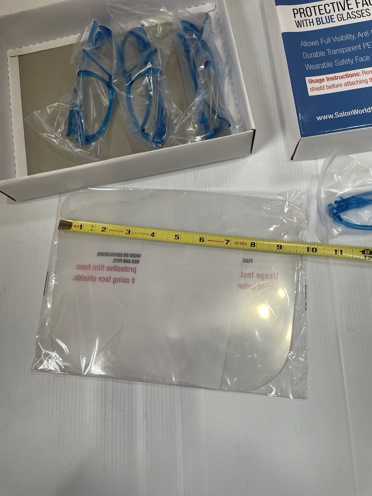 Protective Face Shields 4 Pack