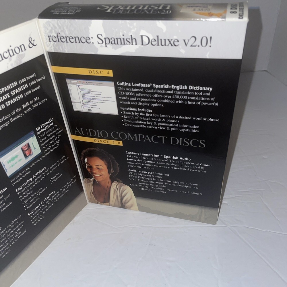Topics Entertainment Instant Immersion Spanish Deluxe 2 - Full Version - 8 Discs