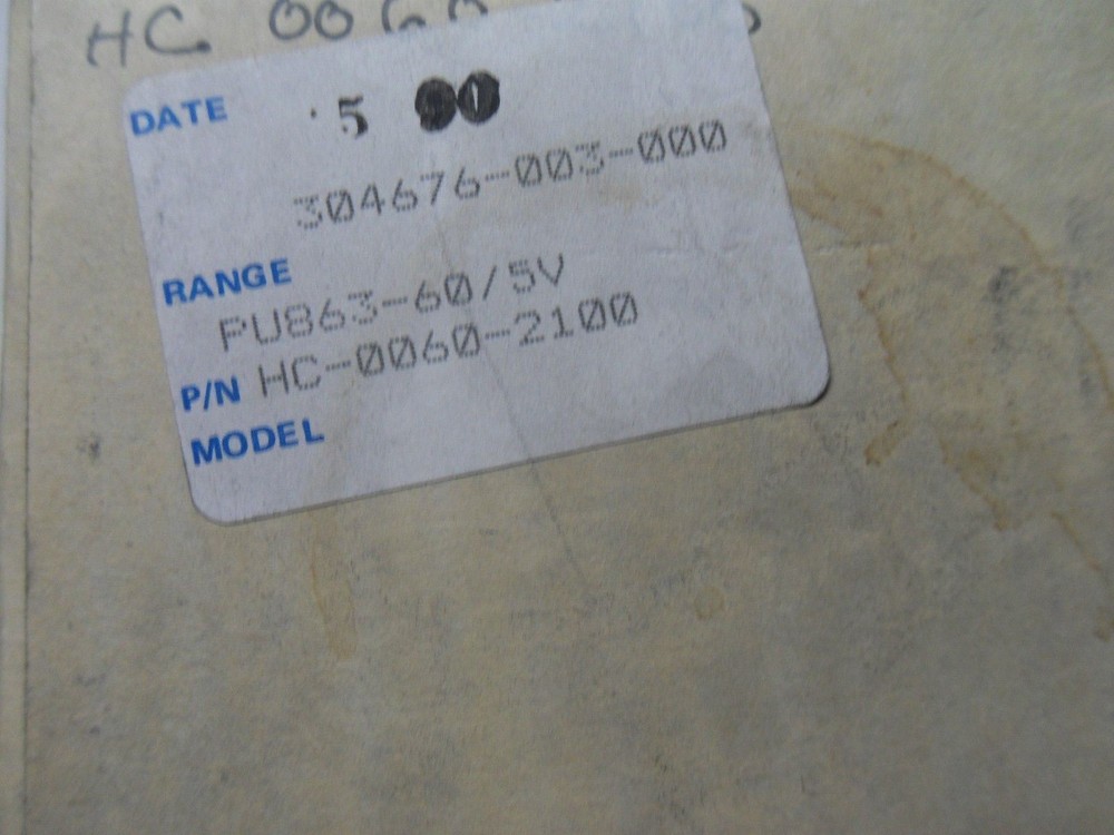 1 ELECTRONIC COUNTERS PU863-60/5V ENCODER