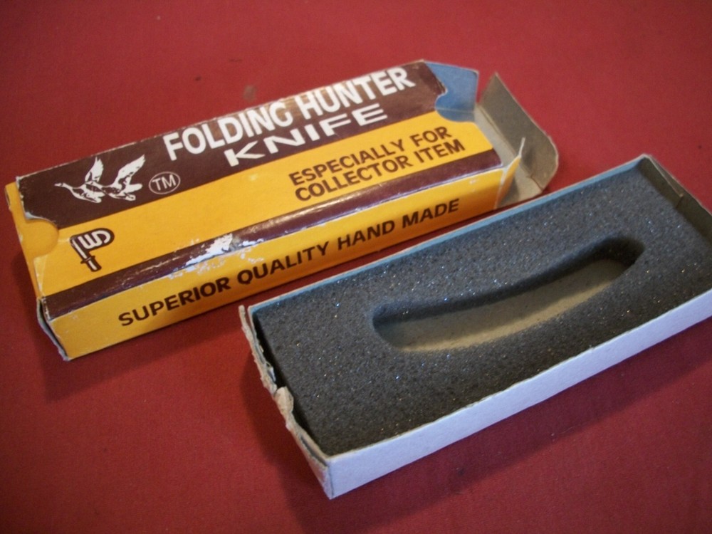 Rare Vintage Knife Box Marked "Folding Hunter Knife" Box Only