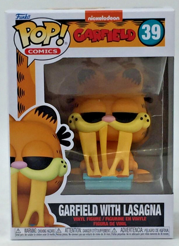 Funko Pop! Comics Garfield With Lasagna #39 With Pop Protector