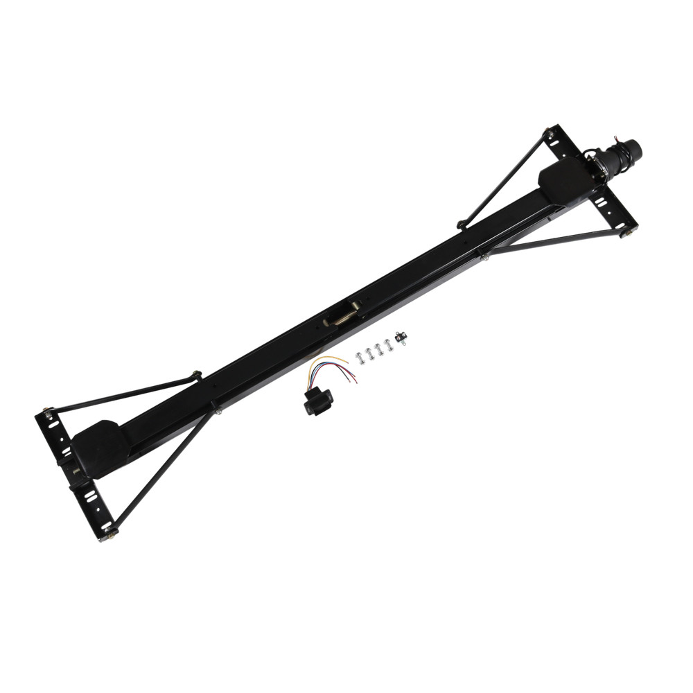 298707 Universal Rear Trailer Stabilizer Jack Stand Stabilizer Jack Kit Black