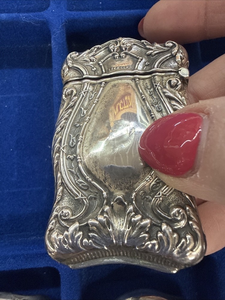 Antique Sterling Silver match safe