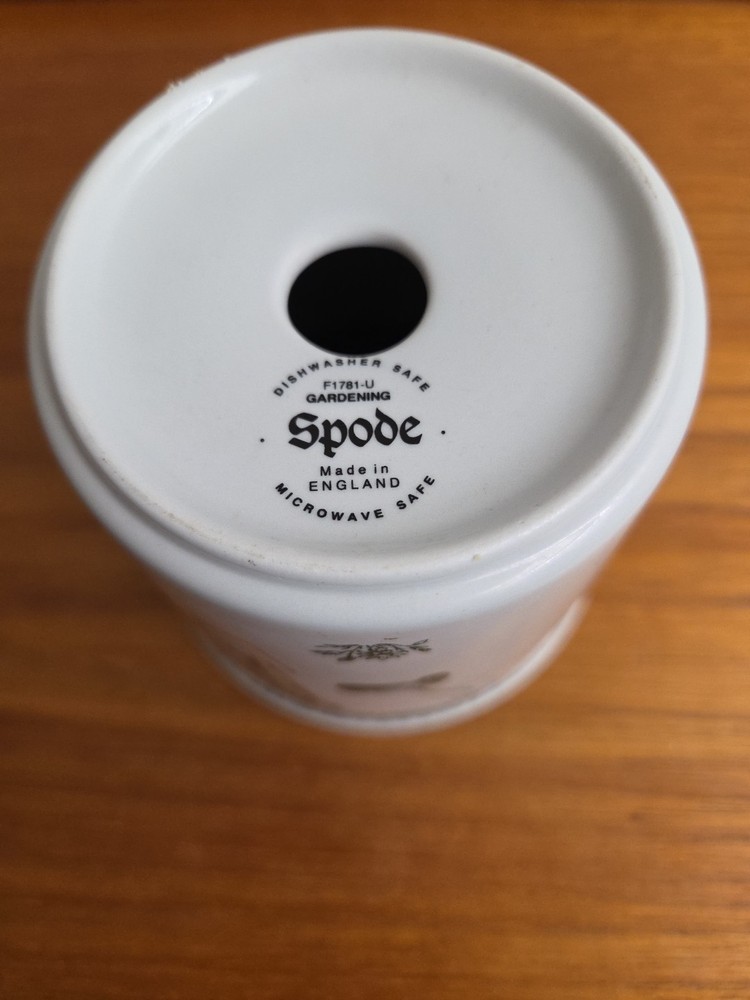 Spode Gardening Pattern Flower Pot Planter