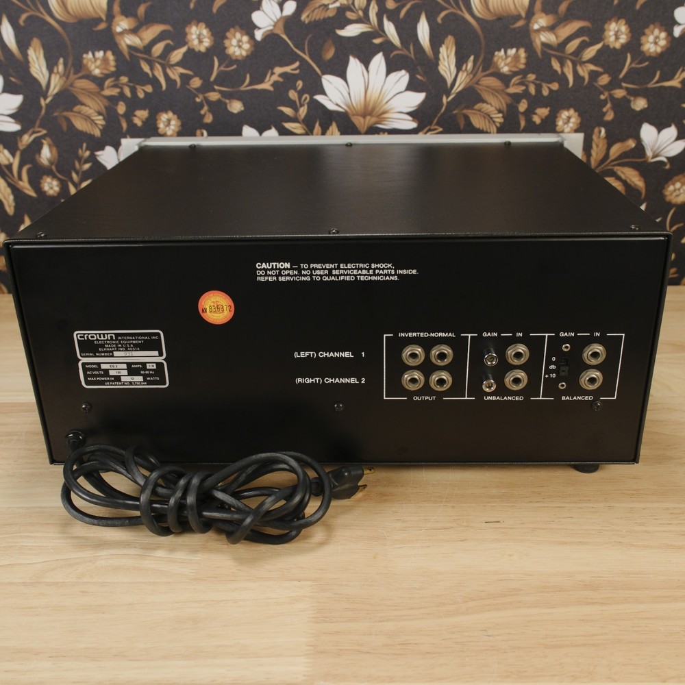 Fully Serviced Crown EQ 2 Graphic Equalizer Distinction Series Balanced