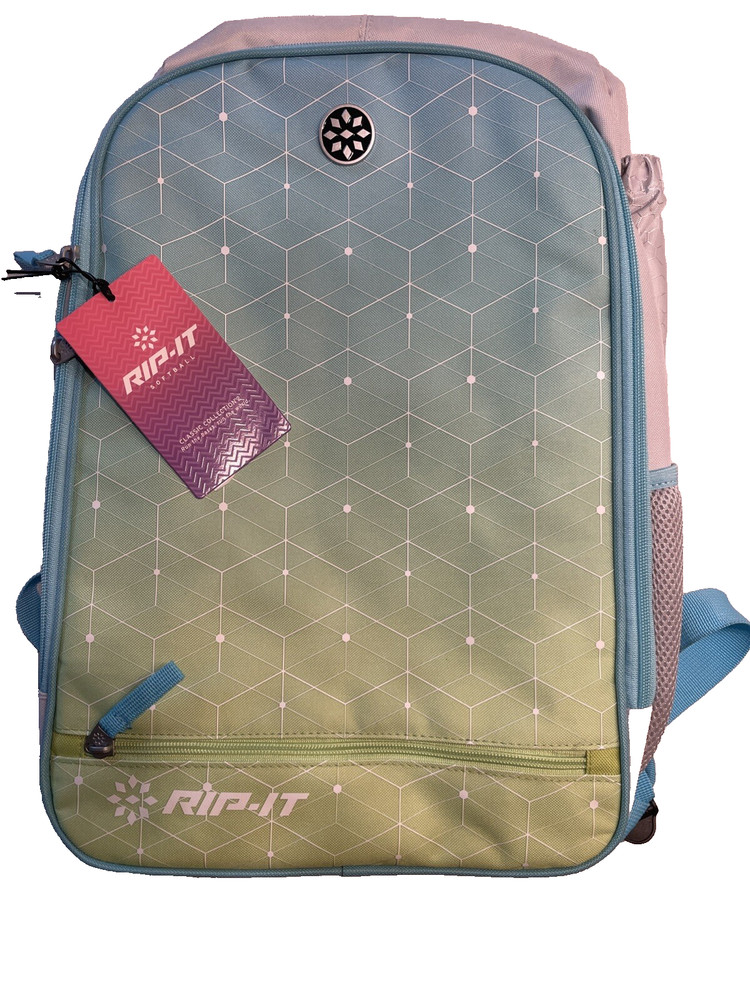 Rip It softball backpack- New with Tags- Aqua/Lime