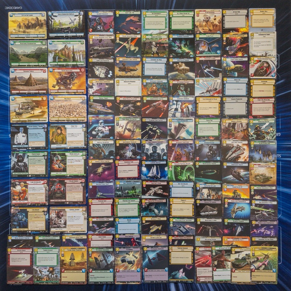 Star Wars Unlimited: Jump to Lightspeed Complete Common Hyperspace Frame Set