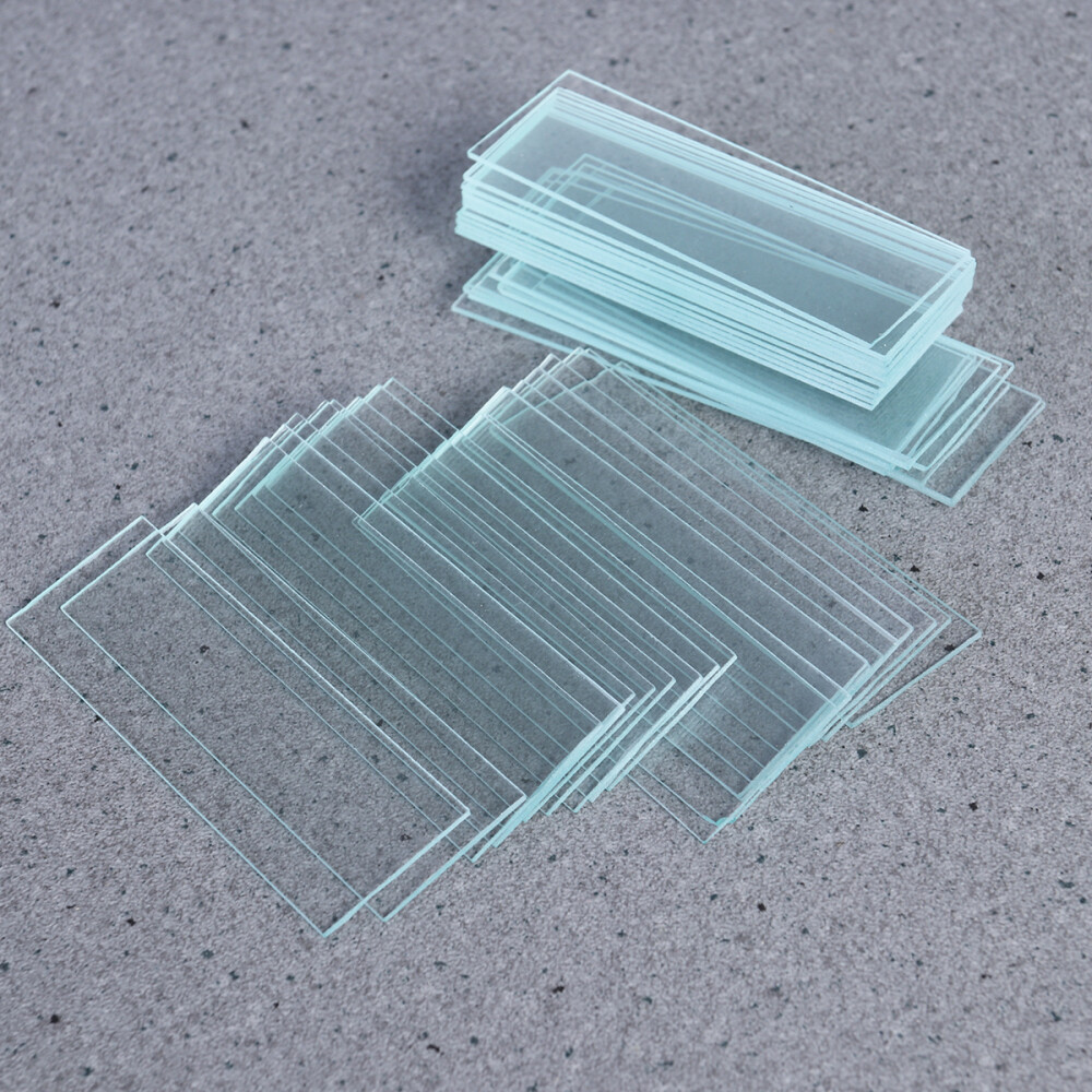 Blank Microscope Slides and Square Cover Glass for for Optical Microscope