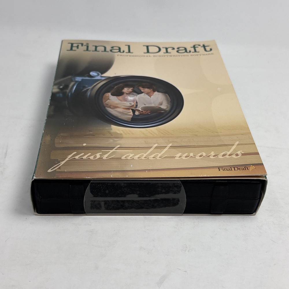 Final Draft Professional Scriptwriting Software Version 8 MAC Windows PC CD 2009