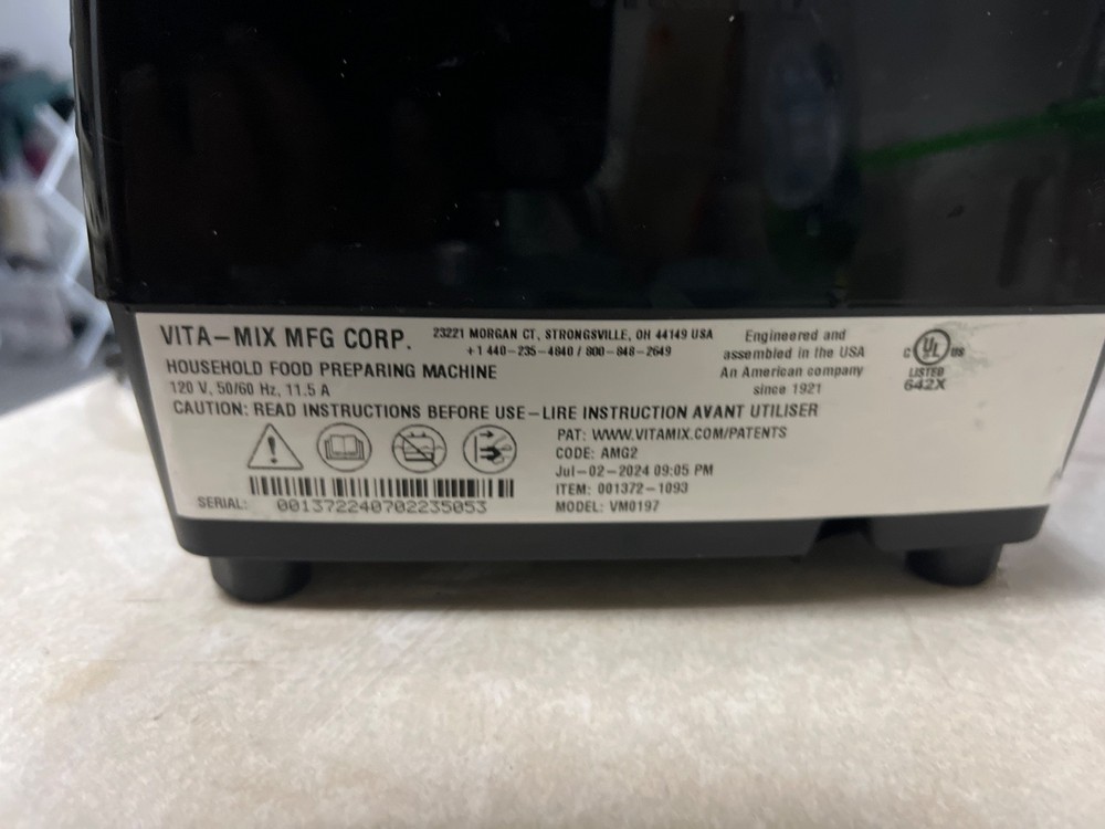 Vitamix 5200 Variable Speed Blender purchased on 2024 Black. Excellent condition