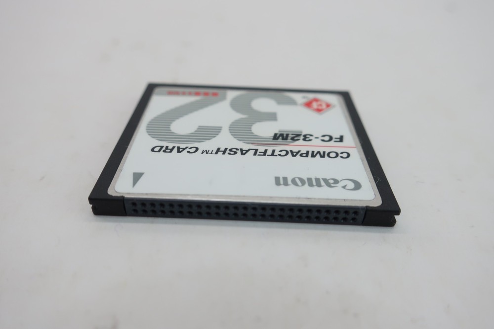 Canon Compactflash Memory Card FM-32M 32MB Camera Memory Card - Tested
