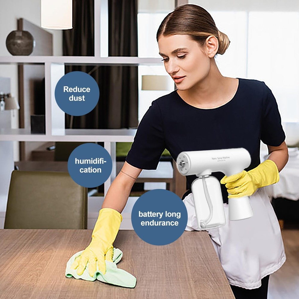 Ultra-Fine Atomization Sprayer - 350ml Rechargeable Humidifier for Versatile Use