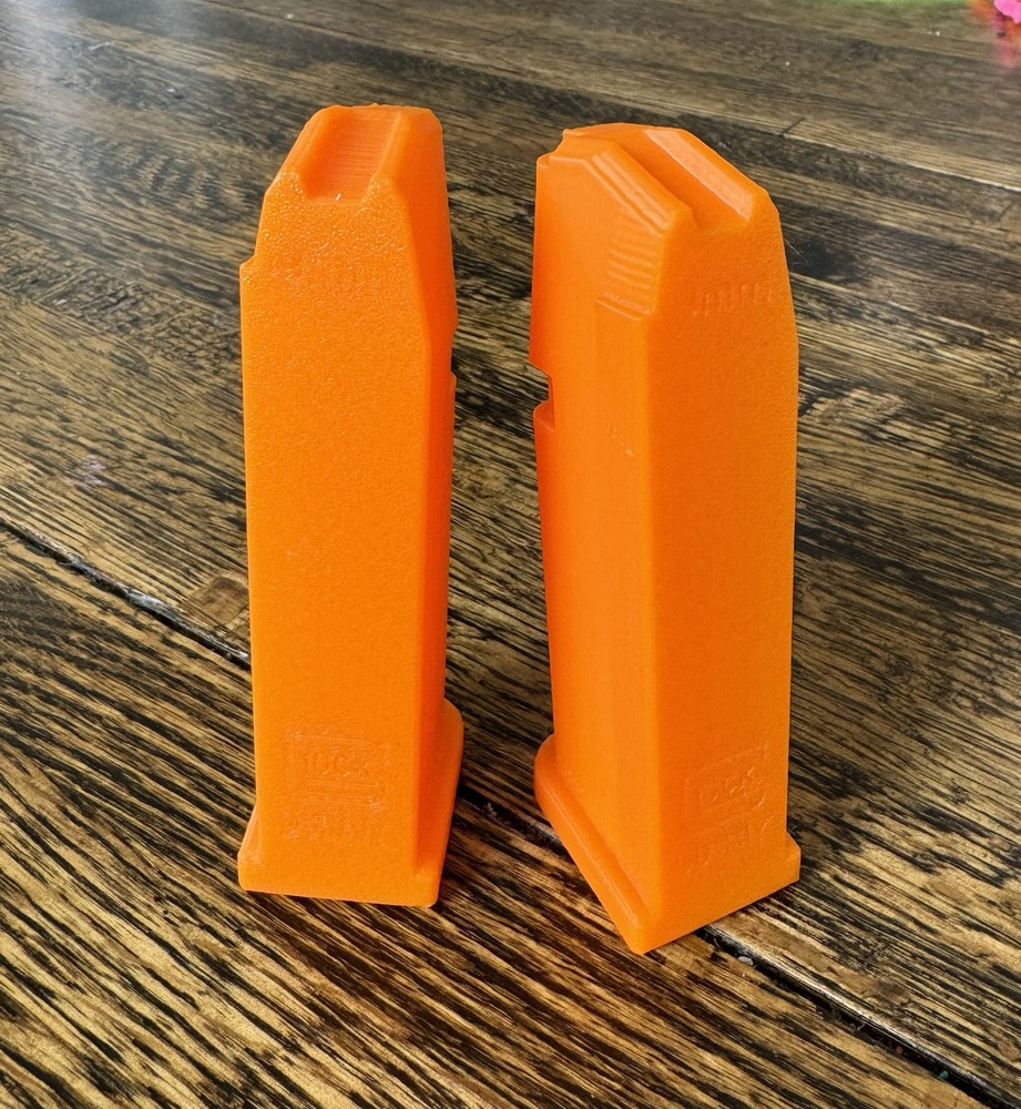 Safe Practice Aid Glock 19 15-Round Dummy Training Magazines (Pair) Non-Function