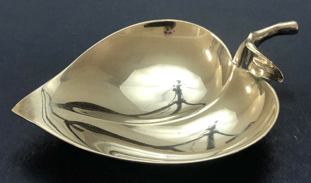 Tiffany & Co Sterling Silver Small Leaf Dish