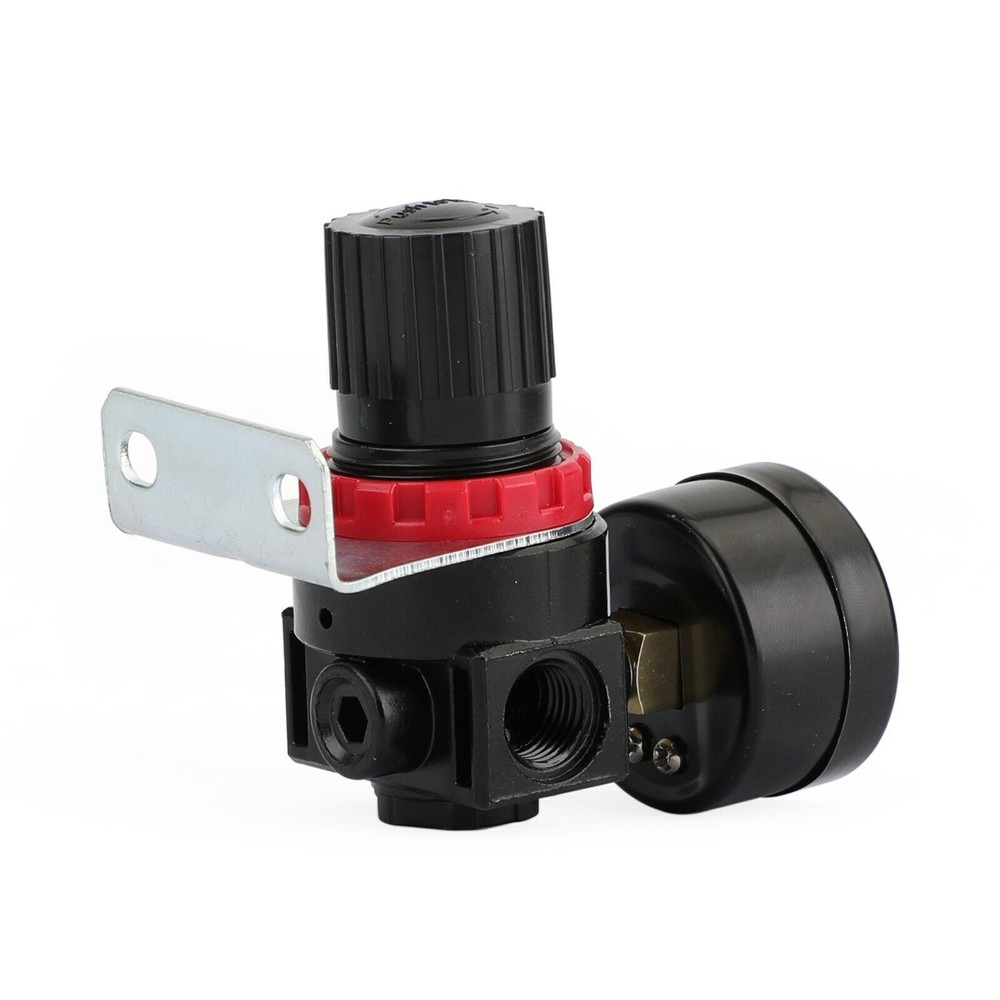 Air Control Compressor Pressure Gauge Relief Regulating Regulator Valve AR2000 B