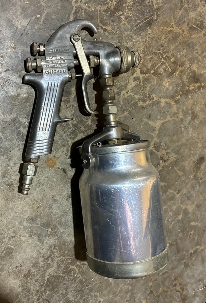 Binks Model 19 Paint Spray Gun with Canister