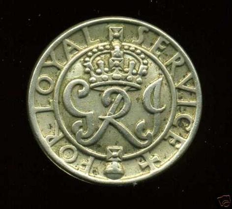 British WW2 FOR LOYAL SERVICE Pin