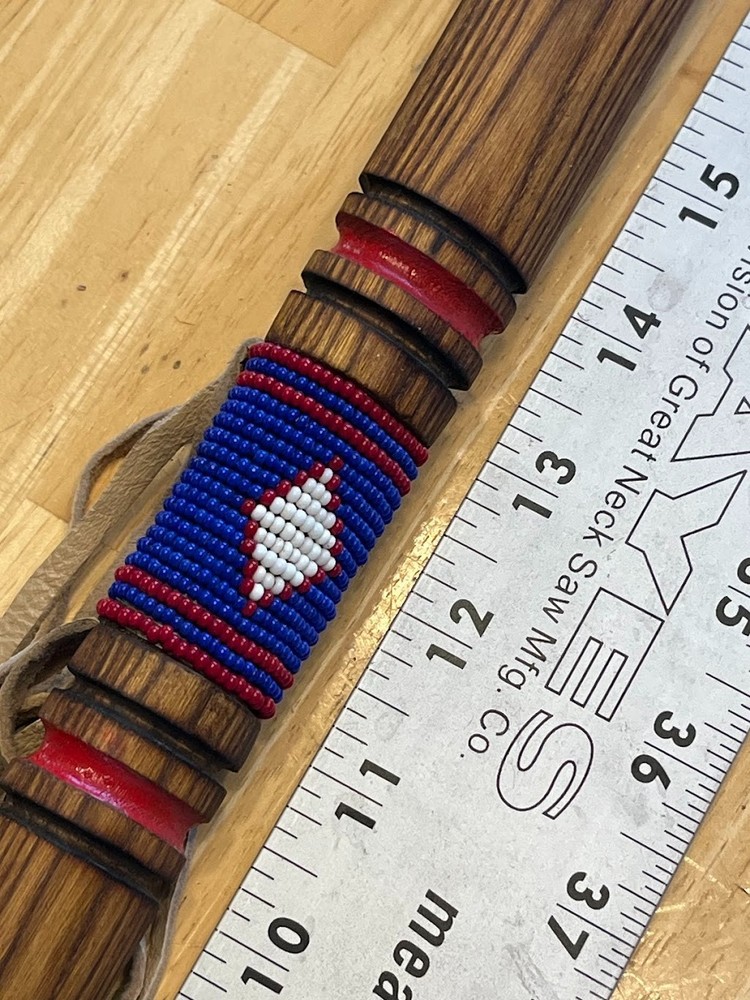 Catlinite Pipe signed "Crow" with symbol