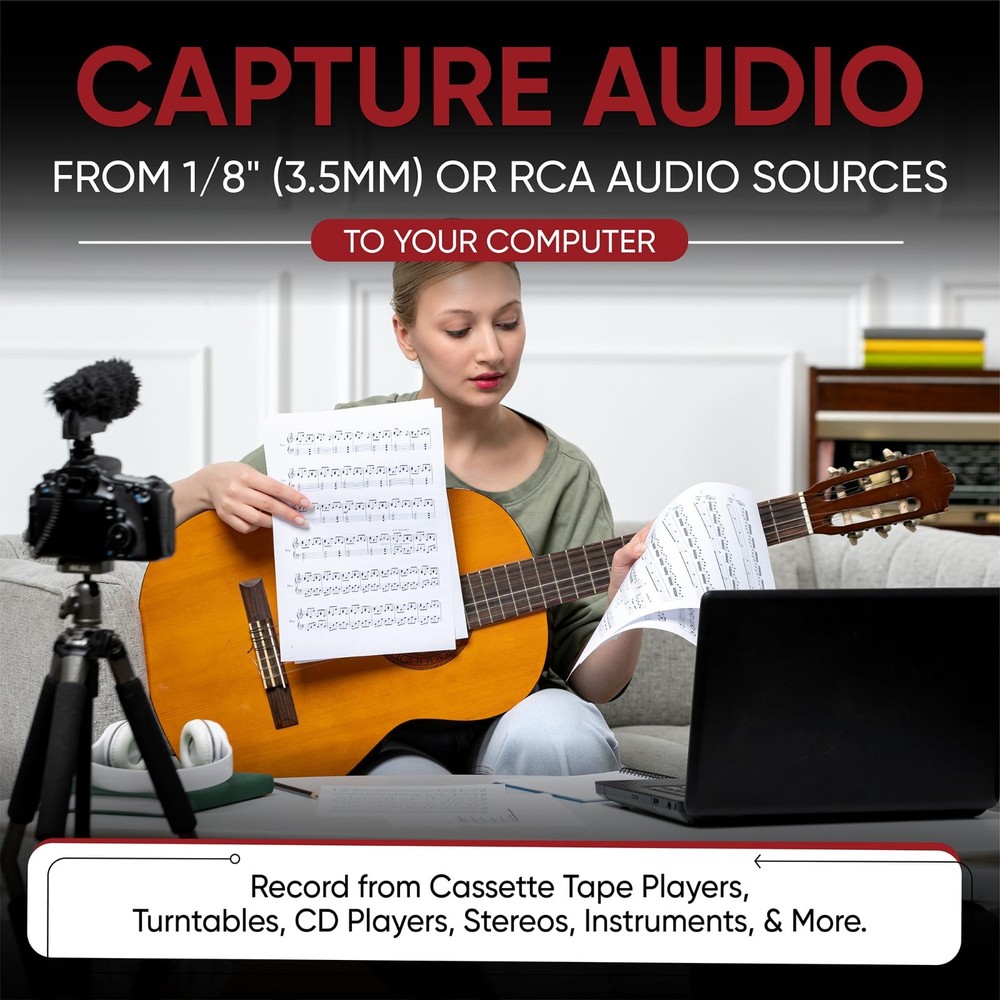 ClearClick Audio to USB 2.0 (Second Generation) Audio Capture Device