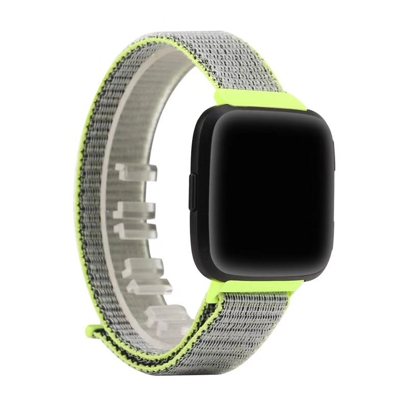 Sport Loop Soft Nylon Weave Band Strap Adjustable Wristband For Fitbit Versa