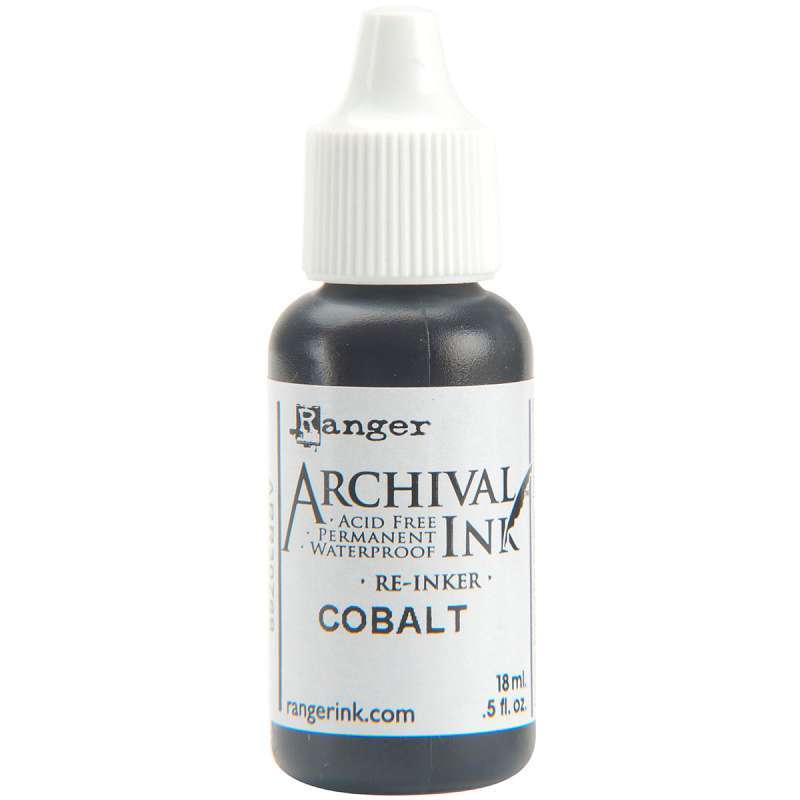 Archival Pad Re-Inker .5oz Cobalt