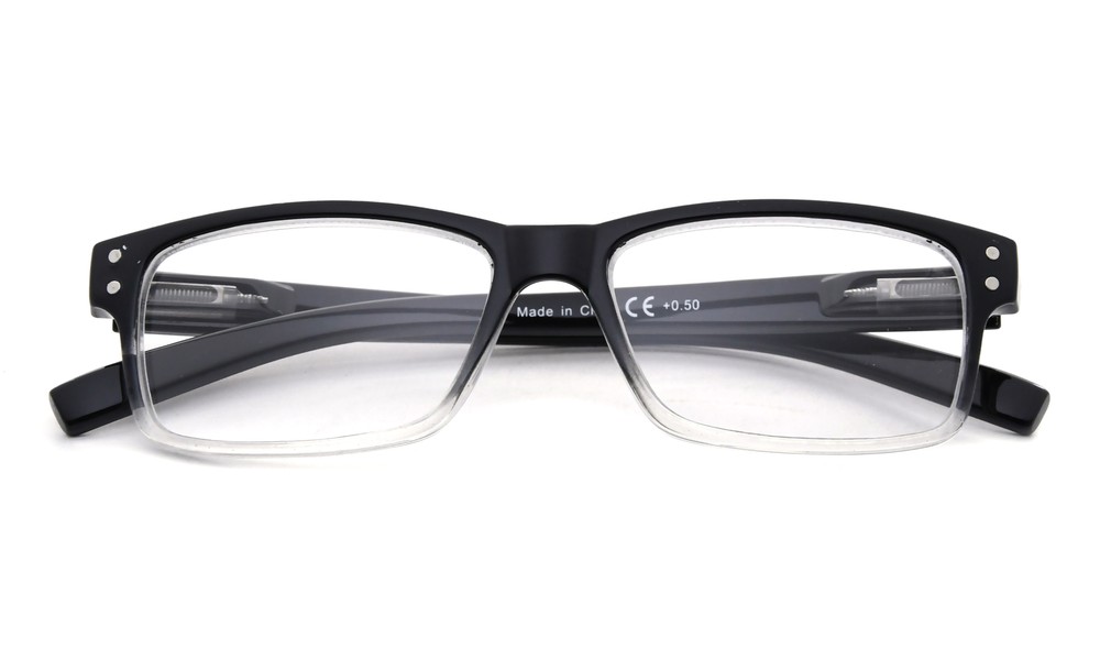 Eyekepper 5 pack Retro Reading Glasses with Spring Hinges Men Include Sunglasses