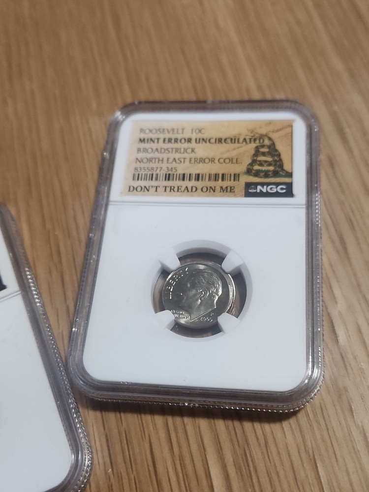 2005-P Roosevelt Dime with Mint Error Uncirculated