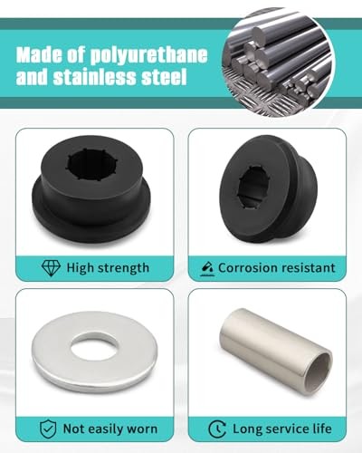 Polyurethane Front Differential Side Mount Bushings Set Kit Fit for Hummer H3